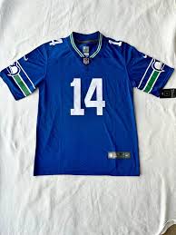 Men's DK Metcalf Seattle Seahawks Big & Tall 1985 Retired Royal Jersey V2 - All Stitched photo review