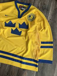 Marcus Hogberg Sweden  Yellow Home Jersey 2022 IIHF World Championship photo review