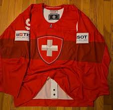 Laura Zimmermann Switzerland Women's  Red Home Jersey 2022 Winter Olympics photo review